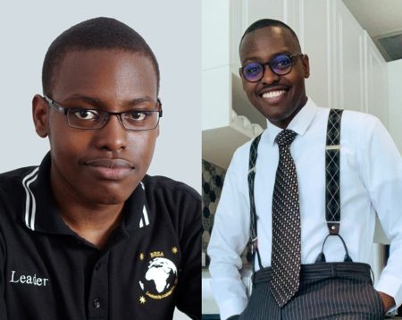 Emmanuel Muhumuza, then and now