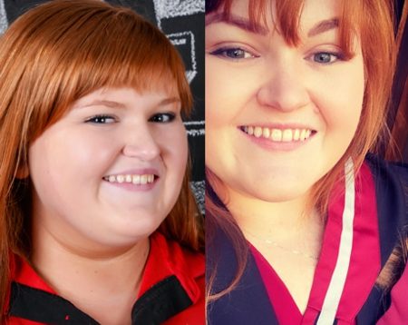 Kerri Allan, then and now